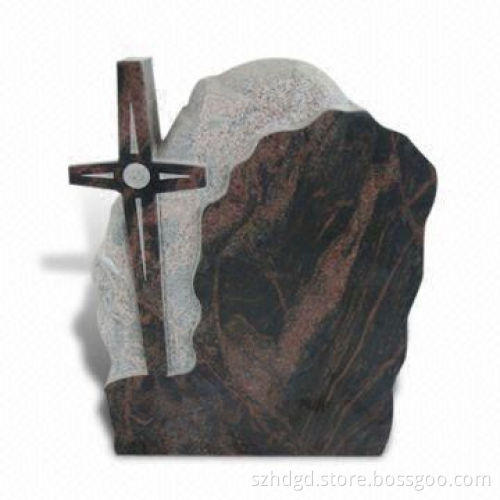Granite European Style Tombstone, Available in Various Patterns, OEM Orders are Welcome